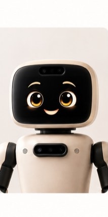 NimnyBot showing an attentive expression