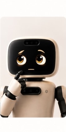 NimnyBot showing a thinking expression