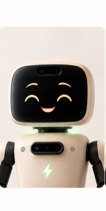 NimnyBot showing a charging expression